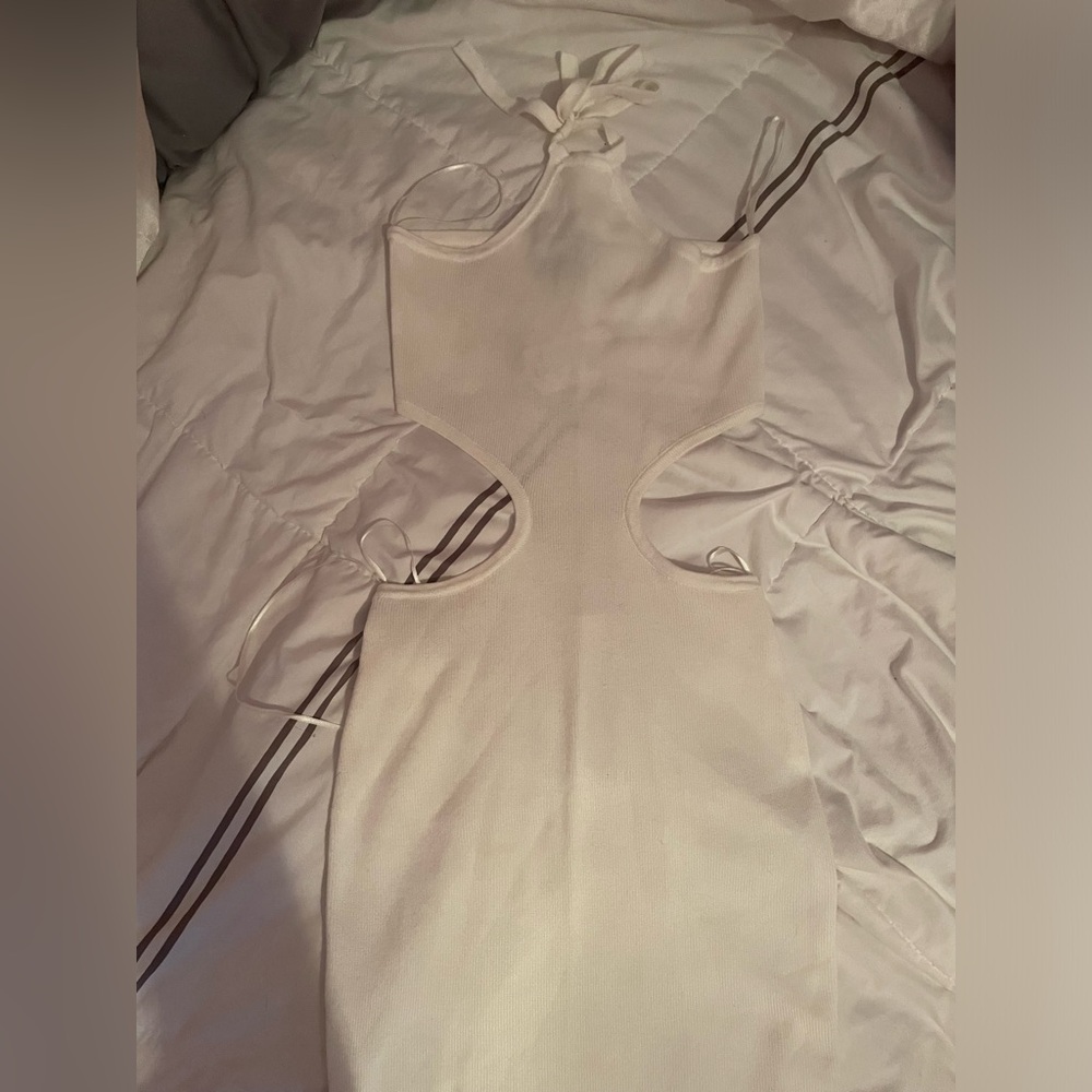 White Windsor Cutout Dress
